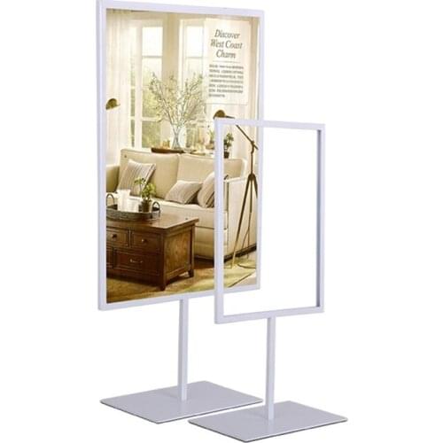 A4 Metal Iron Advertising Poster Picture Display Rack for Restaurant