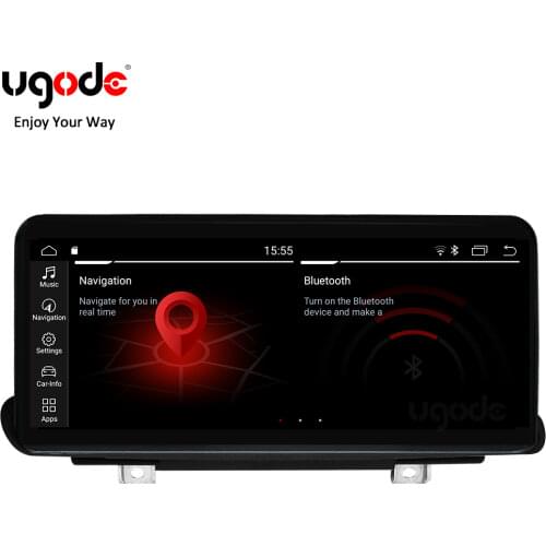 Ugode For B-M-W X5/X5M F15/X6/X6M F16 Car Multimedia Player Android 9.0 Plastic Metal 10.25 Inches Screen Monitor NBT 2014-2017