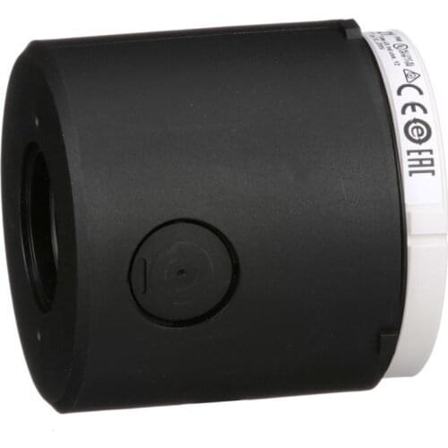 XVBC21 Base unit + cover for modular tower lights, plastic, black, Ø70, bottom entry, side cable entry