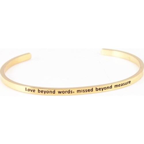 Bracelets for Women Inspirational Gifts for Women Girls Motivational Birthday Cuff Bangle Friendship Personalized Mantra Jewelry