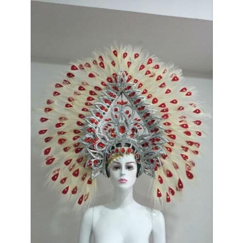 Brazil Rio Spanish Cuba Santiago Havana Venice Dionysia carnival Float Mask dress masque ball costume samba plumage plume Headd