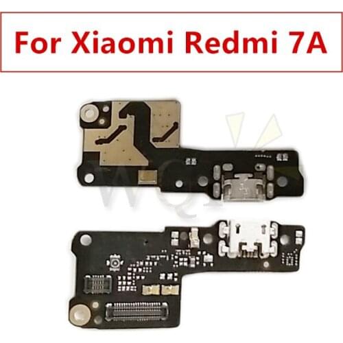 For Xiaomi Redmi 7A USB Charger Port Dock Connector PCB Board Ribbon Flex Cable + Headphone Jack Audio Earphone repair Parts