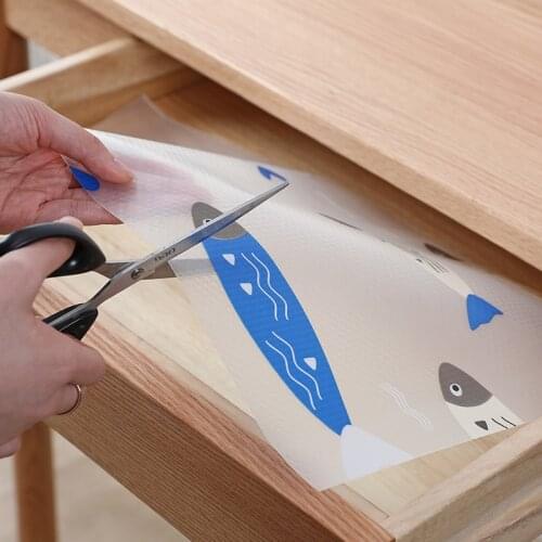 Home Transparent Drawer Mat Wardrobe Kitchen Tools Waterproof Moisture-proof Non-slip Pad Daisy Dustproof Shoe Cabinet Cushion