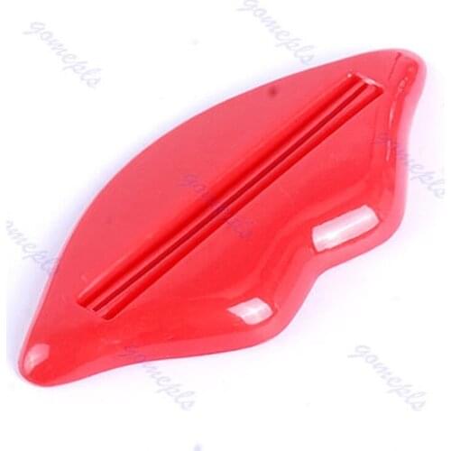 2 PCS Sexy Hot Lip Kiss Bathroom Tube Dispenser Toothpaste Cream Squeezer