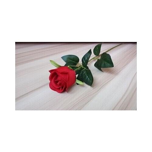 Emulation roses Quality single flower bud artificial flower silk floor flower
