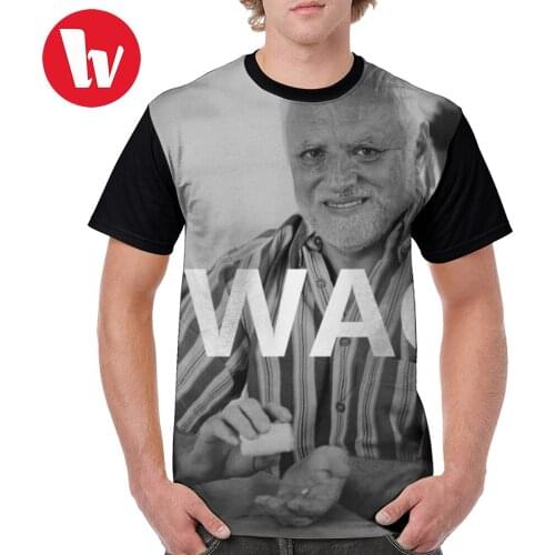 Swag T Shirt Hide The Pain Harold - SWAG T-Shirt Short Sleeve Man Graphic Tee Shirt XXX Polyester Cute Beach Printed Tshirt