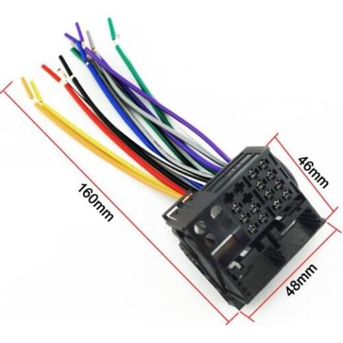 Tail Line Car Audio Modification Lines Cable Adapter Accessories for Volkswagen Audi BMW