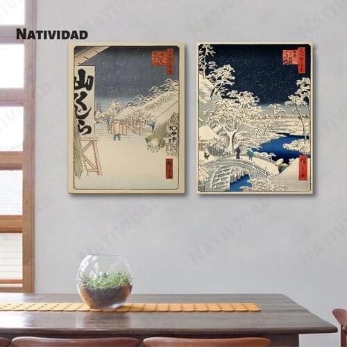 Chinese Traditional Sea Wave, Crane, Red and Green Ancient Painting, Art Painting, Waterproof Ink, Canvas Painting, Bedroom