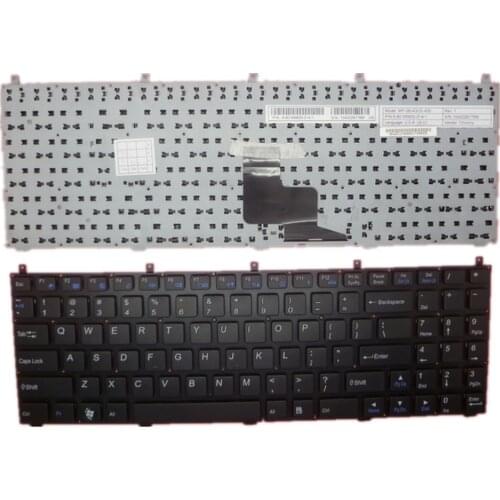 Laptop Keyboard For CLEVO W170ER W170HNM W170HN W170HR Colour black US UNITED STATES Edition
