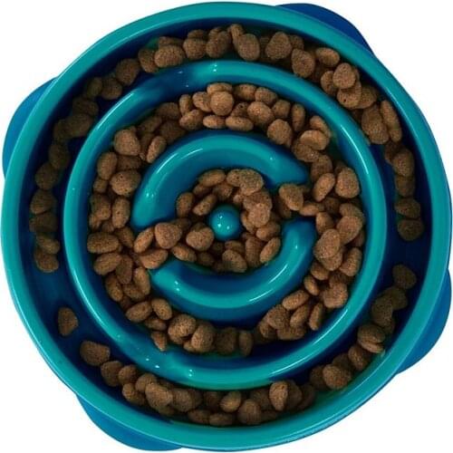 Feeder Slow Feed Interactive Bloat Stop Dog Bowl
