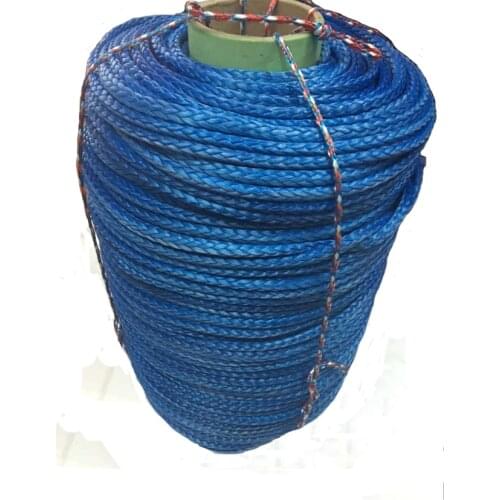 12MM X 100M Synthetic UHMWPE Fiber Rope Winch Line China Factory Direct Sale