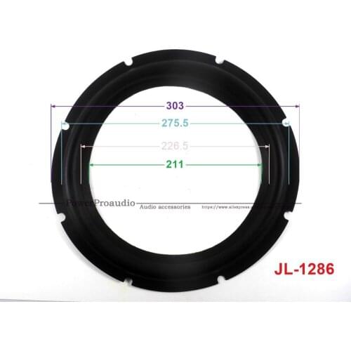 New 10 pcs /lot = 5 Pair 12 inch Woofer Repairable Parts / Speaker Rubber Surround ( 303mm / 275.5mm / 228.5mm / 211mm )