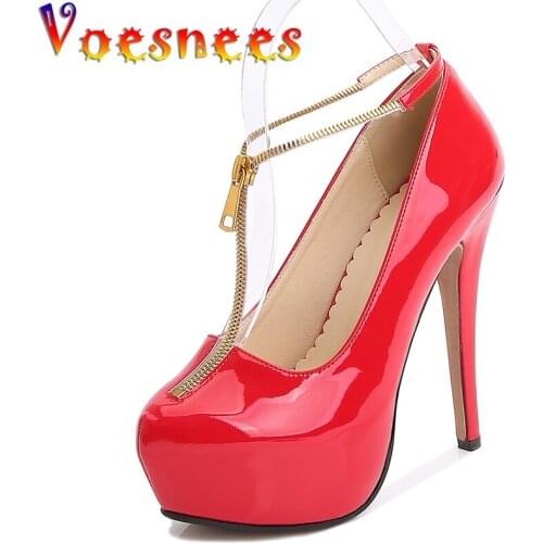 Voesnees 2021 New Fashion 16Cm Thin Heels Women Shoes Sexy Pumps Super High Heels Point Toe Pumps Shoes Popular Super High Heels