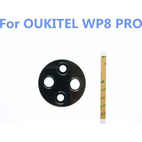 New For OUKITEL WP8 PRO Back Rear Camera Lens Glass Cover For OUKITEL WP8PRO Cell Phone Spare Parts Flims
