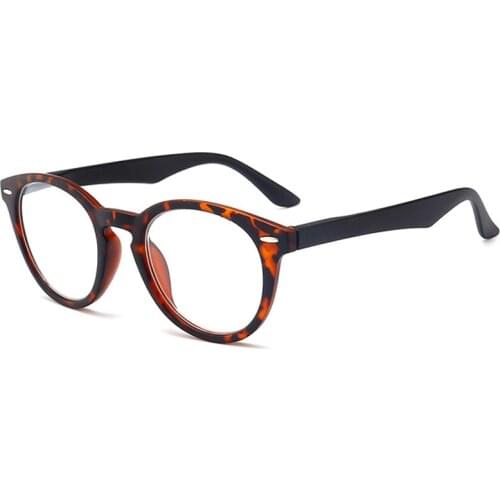 Leopard Print Reading Glasses Women Men Unisex High Definition Eyeglasses With Diopter +100 +150 +200 +250 +300 +350 +400