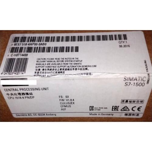 Original In New box 6ES7 518-4AP00-3AB0
