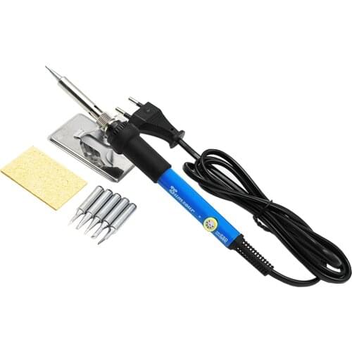 New Adjustable Temperature Electric Soldering Iron 220V 110V 60W 80W Welding Solder Rework Station Heat Pencil Tips Repair Tool