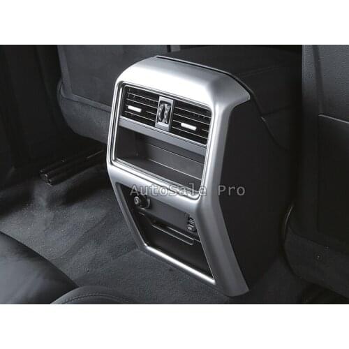 Only Fit For European Car Model) Interior Armrest Box Rear Air Outlet Cover Trim ABS 1pcs For Porsche Cayenne 2018 2019