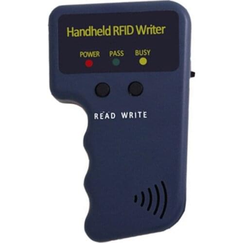 125KHz EM4100 RFID Copier Writer Duplicator Programmer Reader + T5577 EM4305 Rewritable ID Keyfobs Tags Cloner Card 5200 Handhel
