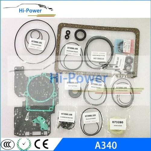 New OEM A340 Automatic Transmission Overhaul Kit For Toyota Lexus Overhaul Gasket Filter Rubber Ring Dirt-proof Cover A340 0EM