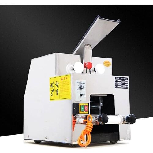 Commercial Dumpling Wrapper Processor Machine Automatic Bun Wrapper Stainless Steel Wonton Roasted Wheat Processor Machine