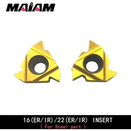 Thread insert 16ER 16IR 22ER 22IR 1.5 2 3 4 5 6 turning tool SER rod internal and external screw thread insert For steel part
