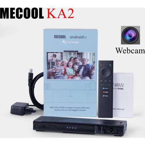 Mecool KA2 NOW Android TV Box With Camera Amlogic S905X4 Android 10 DDR4 HD 2.1 4K@60fps 2.4G&5G Video Calling Speaker Device