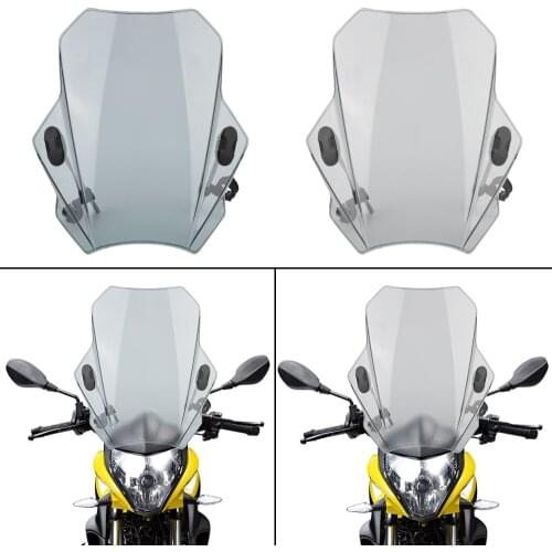 Universal Windshield Covers For MT07 MT09 Motorcycle Windscreen Adjustable Windscreen For HONDA CBR600RR CB1000R GXSR 600 750