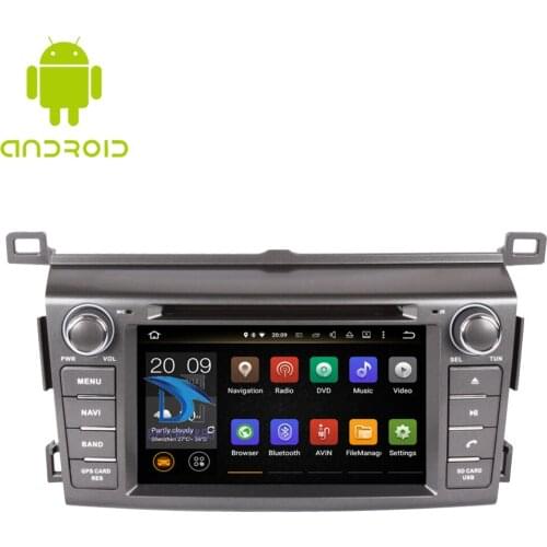 Octa Core HD Screen Android 9.0 Car GPS Navigation for Toyota RAV4 2013-2019 Audio Stereo Car radio player RDS 3/4G Wifi Car DVD