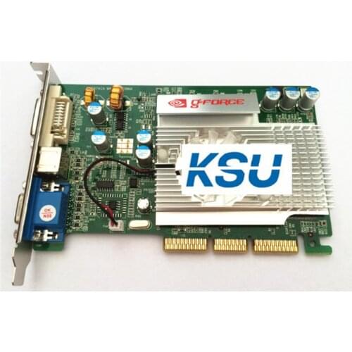 High Quality for nVIDIA GeForce FX5200 AGP 128M VGA/DVI Video Card 4x 8x Video Card