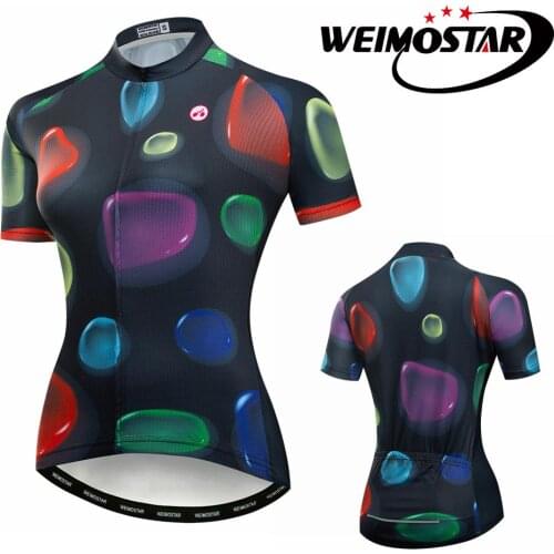Weimostar Summer Cycling Jersey Clothing women ropa ciclismo Bicycle MTB bike jersey shirts Outdoor Sports Road Sportswear