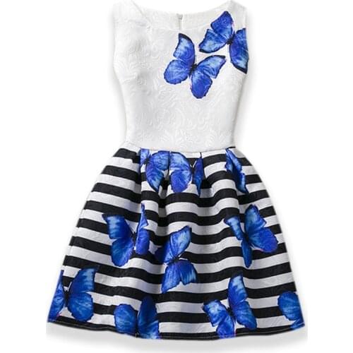 Zebra Remember Summer Dresses For Girls