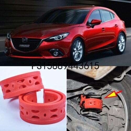 2pcs Rear Air Suspension Shock Bumper Spring Coil Cushion Buffer For Mazda 3