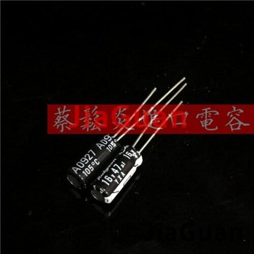 50PCS NEW 16YXA47MEFC5X11 RUBYCON YXA 16V47UF 5X11MM 105 degrees Aluminum electrolytic capacitors yxa 47UF 16V 47UF/16V