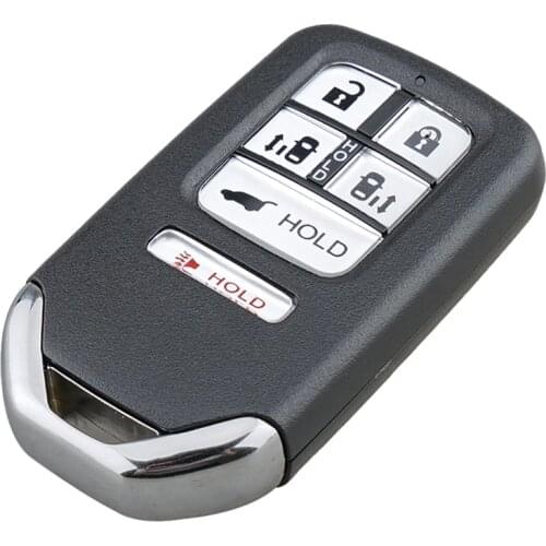 6 Buttons Keyless Smart Remote Car Key Fob 313.8Mhz ID47 Chip for Honda Odyssey 2014 2015 2016 2017