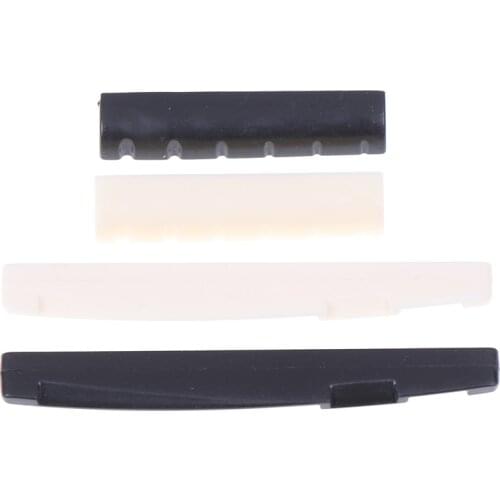 Buffalo Bone Guitar Bridge Nut Saddle for 6 String Classical Guitar White Musical Stringed Instrument Guitar Parts Accessories