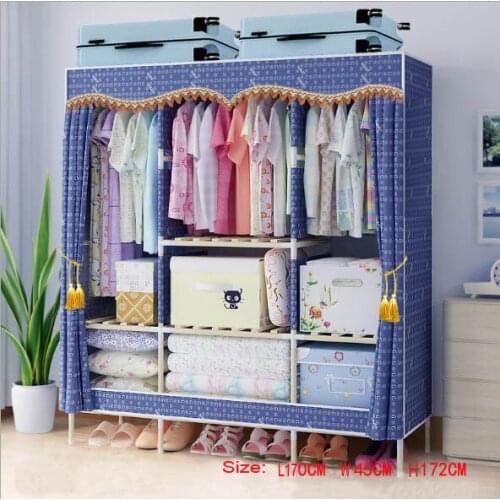 Factory Price Solid Wood Wardrobe length 150 cm