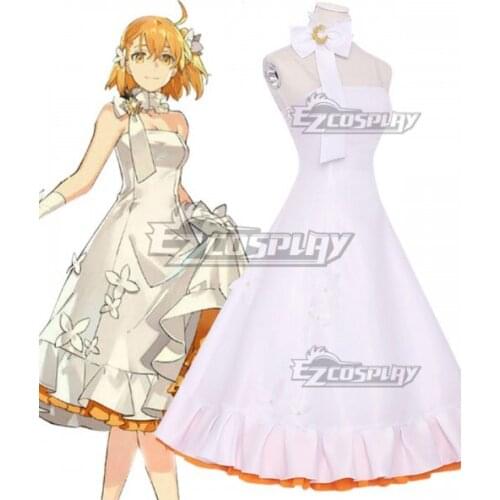 Fate Grand Order Grand Female Master Gudako Symphony Concert White Party Dress Girls Halloween Suit Cosplay Costume E001