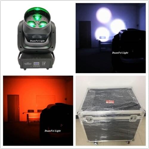 Flycase) 10lot dmx bee eye led moving head dj zoom moving light led moving head beam 3x40w bee eye led zoom rgbw