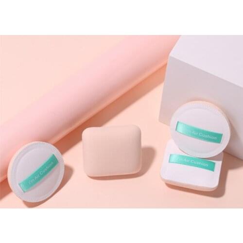 2 PCS Powder Puff Cosmetic Air Cushion Puff Set Makeup Tool Small Pillow Portable Soft Foundation Sponge Tool Round Square Hot