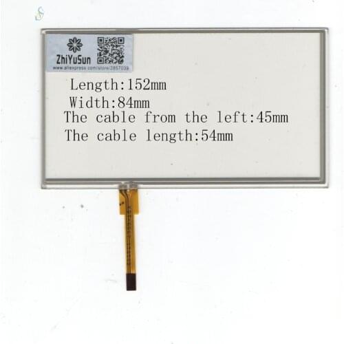 KDT-6667 6.2inch 4 line For Car DVD touch screen panel 152mm*84mm this is compatible 152*84 TouchSensor FreeShipping