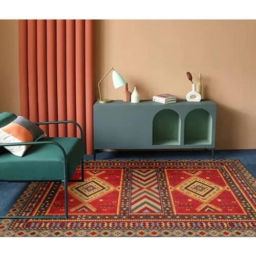 Persian Style Living Room Bedroom Study Area Rugs Non-slip Floot Mat Home Decor Room Mats Children Carpets Large Size Lounge Rug