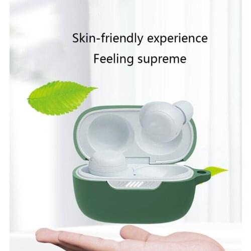 Soft Silicone Protective Cover Shell Anti-fall Earphone Case Compatible with-J-BL LIVE FREE NC Wireless Earbuds