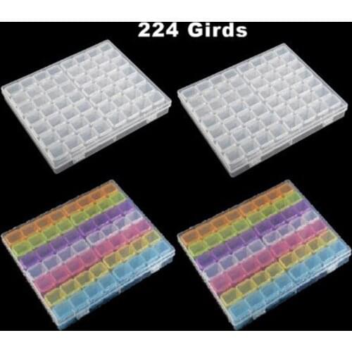 New 5D diamond painting accessories tools kit for Square Round diamond embroidery accessories art supplies storage box