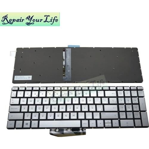 New Laptop Keyboard Spanish for HP Envy X360 15 BW 15-B 15-BP 15-BS Spain SP Backlight silver 86910-XEA 920216-071 SN8162BL1