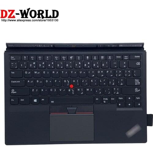 New Original Red ARA Arabic Base Portable Backlit Thin Keyboard for Lenovo Thinkpad X1 Tablet 2nd 1st Gen 01AY156