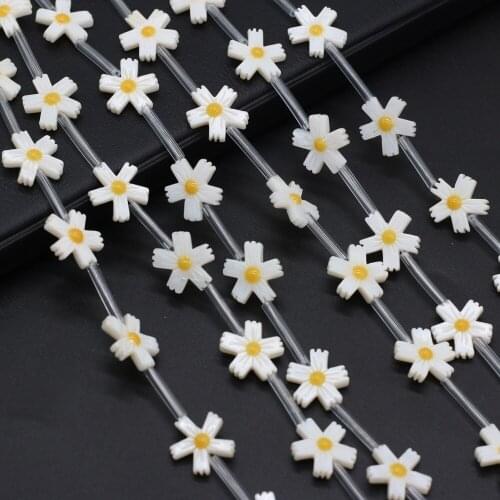 New Summer Beach Shell Beads Jewelry Flower Shape Loose Spacer Beads for Jewelry Making Diy Necklace Earrings Accessories