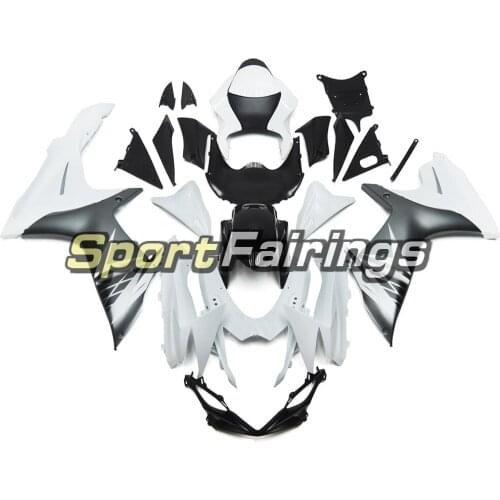 Plastic Injection Fairings for GSXR600 GSXR750 K11 12 13 14 15 16 2011 - 2016 Suzuki Sportbike Cowlings Body Kit Hull White Grey