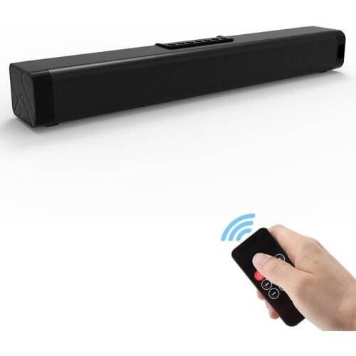 Portable Computer Game Speakers 20W Bluetooth Soundbar USB 3.5mm Audio Plug Speaker with RGB Light for PC TV Mobile voice box