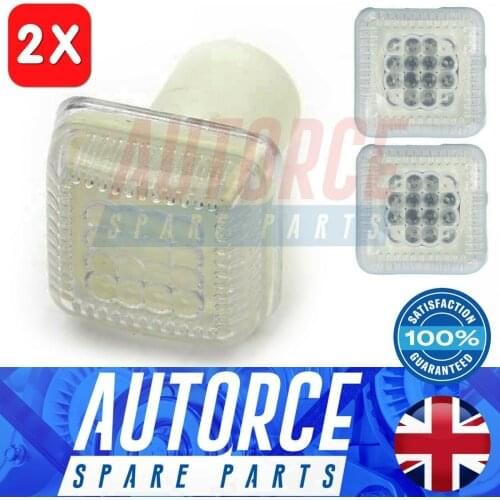2X SIDE INDICATOR REPEATER LIGHT LAMP LENS FITS FORD TRANSIT MK4 FIESTA SIERRA